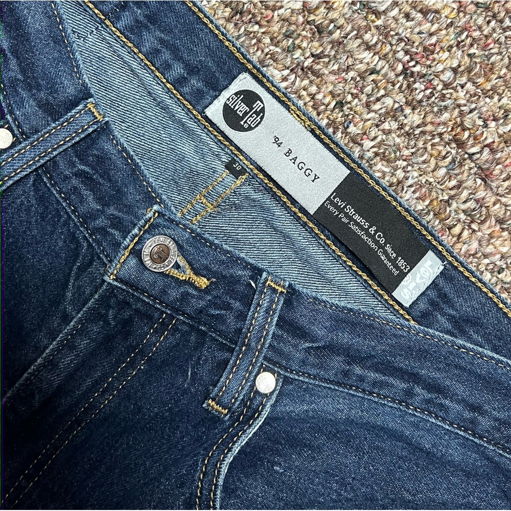 Levi’s Silvertab 94 Baggy Y2K Skater Jeans Dark Wash